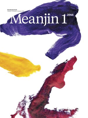 cover image of Meanjin Vol 74, No 1